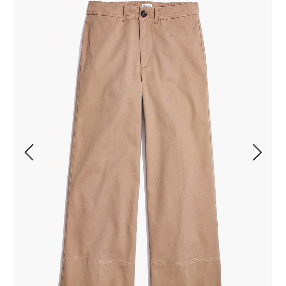 Madewell Langford Wide-Leg Crop Pants